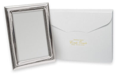 Cornice portafoto in Argento con scatola personalizzata