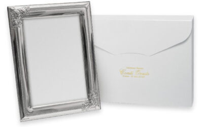 Cornice portafoto in Argento con scatola personalizzata