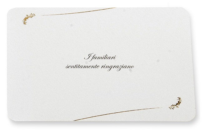 N. 100 biglietti 8,5x13 cm. e n. 100 buste 9x14 cm. in pregiata carta vergata bianca