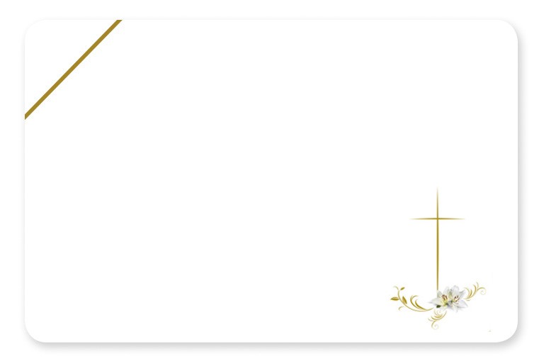 N. 100 biglietti 8,5x13 cm. e n. 100 buste 9x14 cm. luttate oro