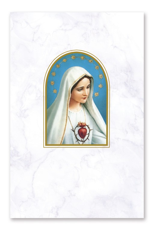 Ricordino pieghevole in carta bianca