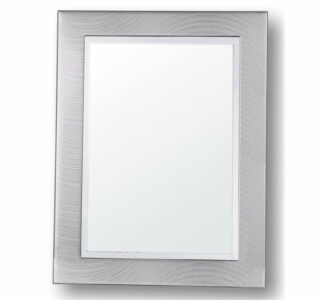 Cornice in metallo colore argento