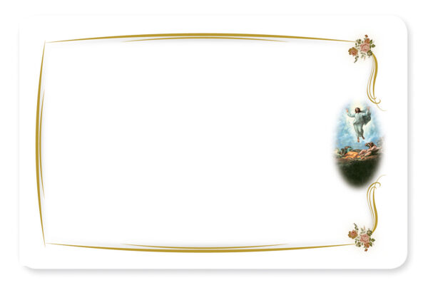 N. 100 biglietti 8,5x13 cm. e n. 100 buste 9x14 cm. luttate oro