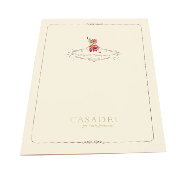 Libro delle condoglianze avoriato