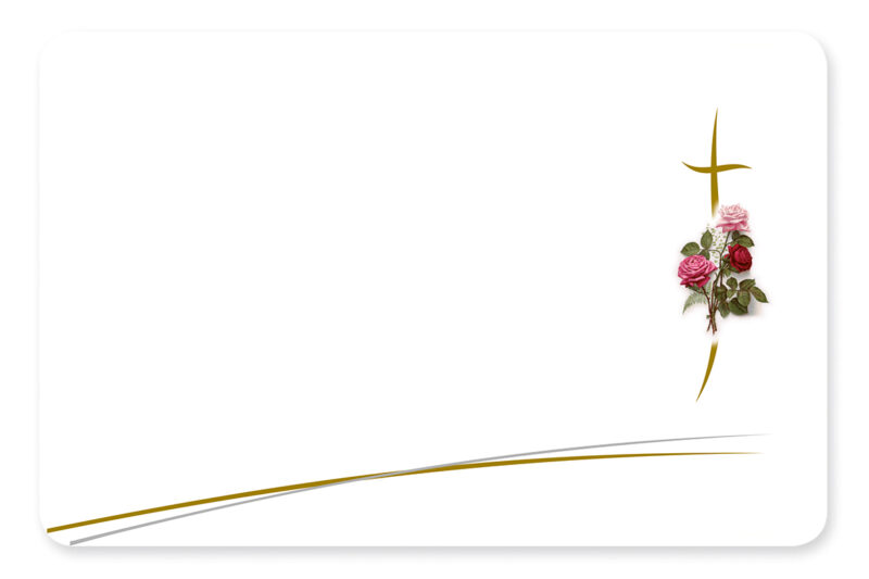 N. 100 biglietti 8,5x13 cm. e n. 100 buste 9x14 cm. luttate oro