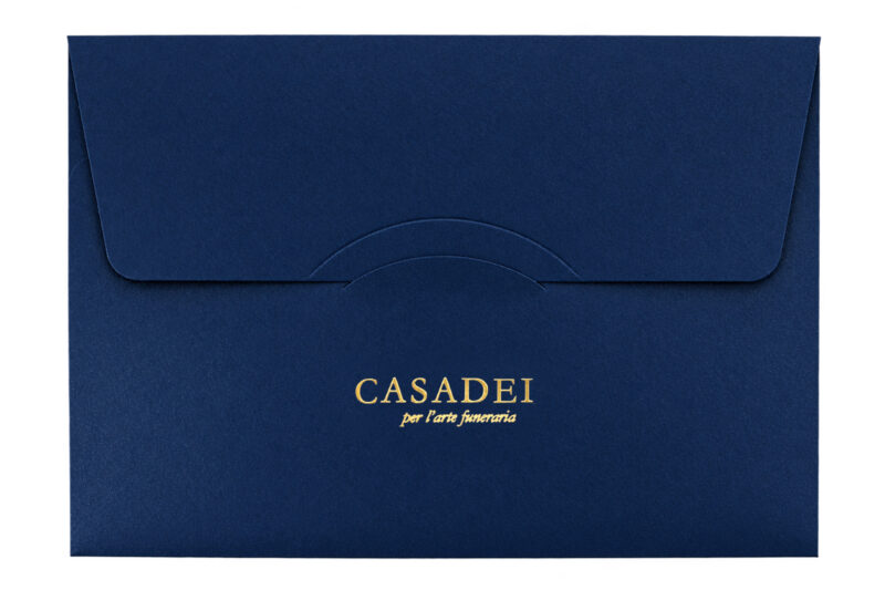 Busta portadocumenti blu 22x31 cm.